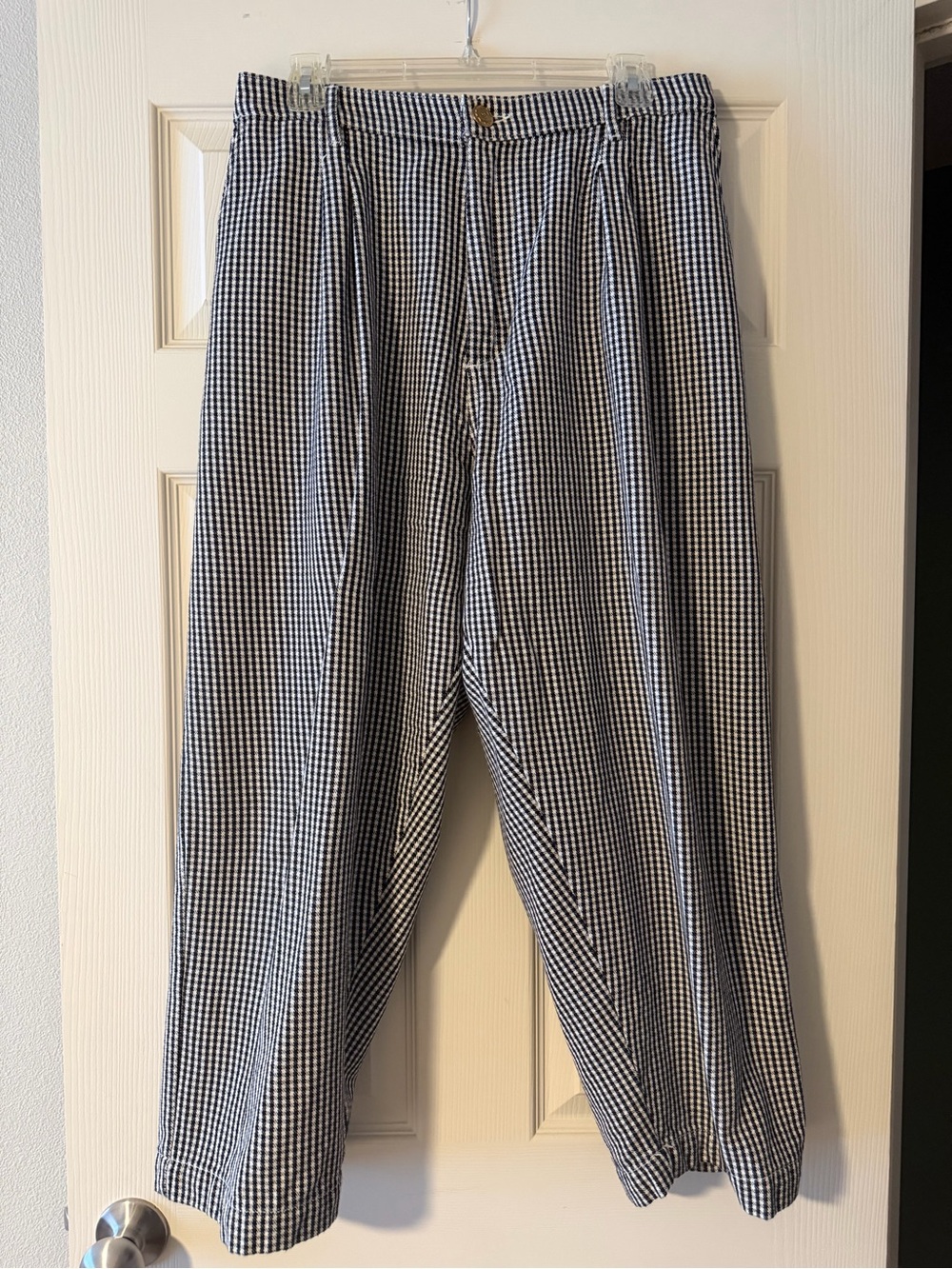Big Bud Press Black & White Checkered Trousers